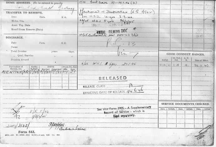 Corp George Foster RAF File2