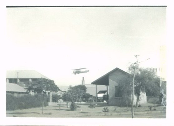HELIOPOLIS Aerodrome 1939? 
The aircraft landing appears to be a Valentia, likely belonging to 216 Squadron who were also posted here with 113 Squadron. S/Ldr Keily was a Valentia pilot with 216 before crossing over to the 113.
 Bob Archer, son of Corp (Sgt) Wilfred Archer